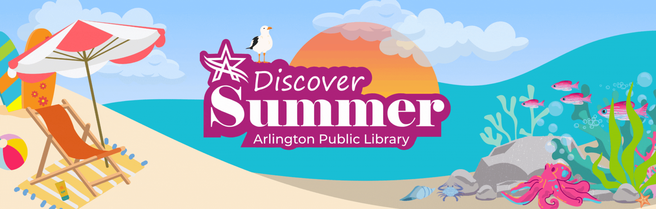 discover summer with the arlington public library