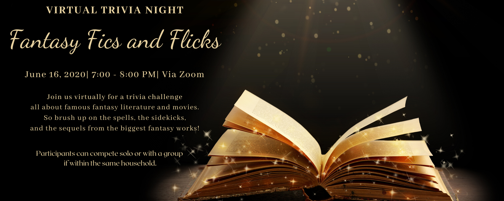 Virtual Trivia Night_ Fantasy Fics and Flicks
