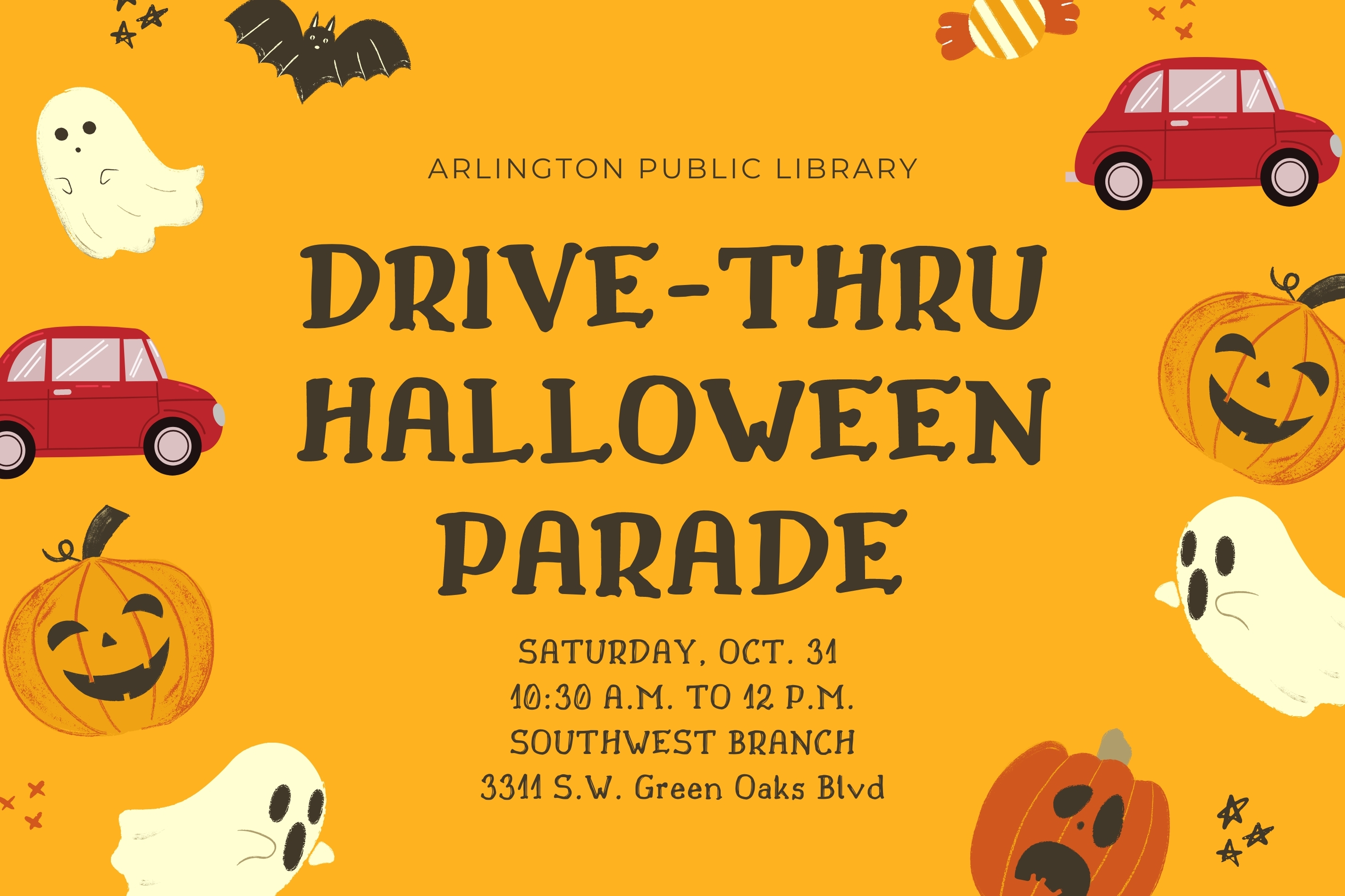 Have a Fa-boo-lous Halloween with Drive-Thru Parade